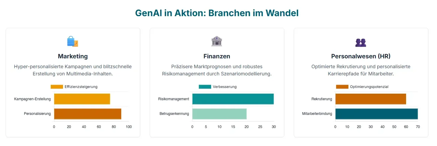 GenAI in Aktion Branchen im Wandel